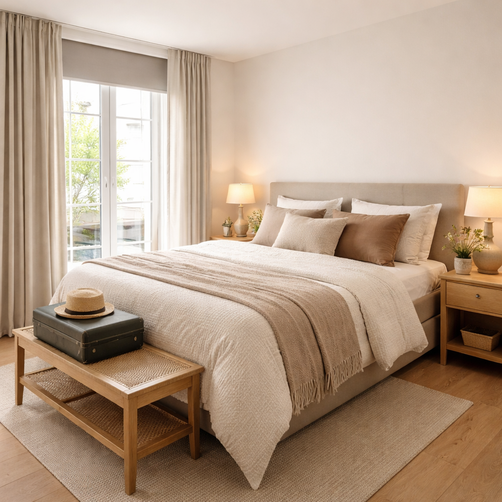 Kako urediti prostor za goste, da deluje kot hotelska soba in hkrati kot pameten del doma